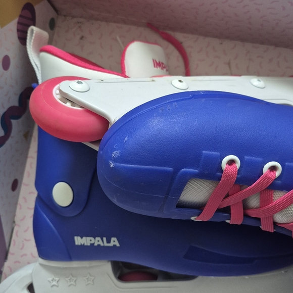 Blue and Pink IMPALA Roller Skates - Picture 4 of 6
